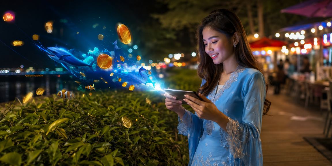 Permainan memancing dalam talian bergaya baju kurung Malaysia di gmp99