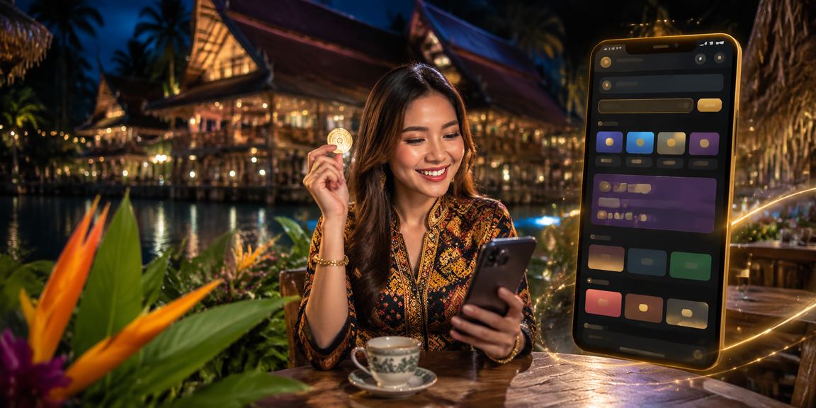 Pengguna dari Sarawak memainkan kasino dalam talian melalui telefon bimbit gmp99